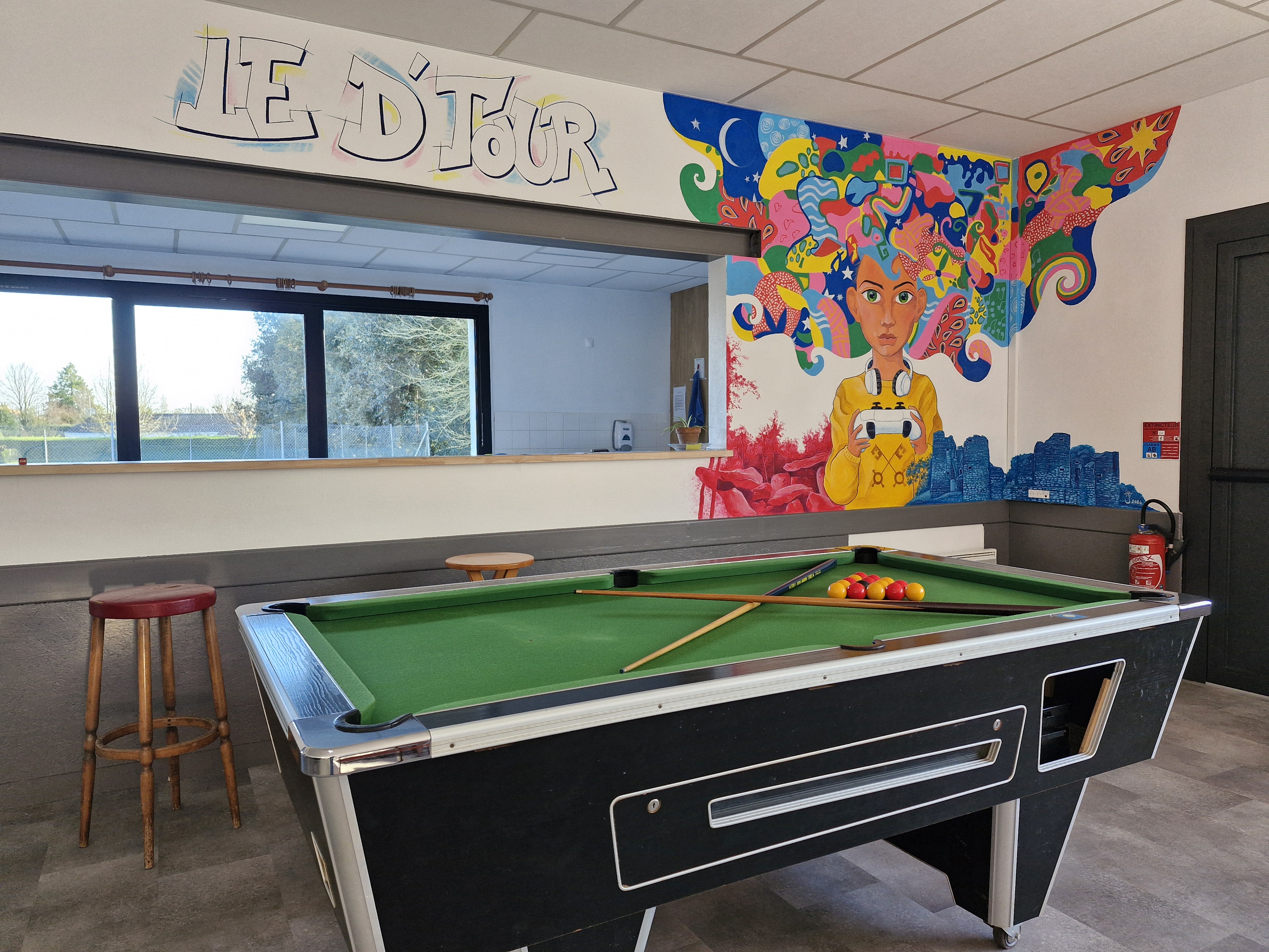 Coin billard