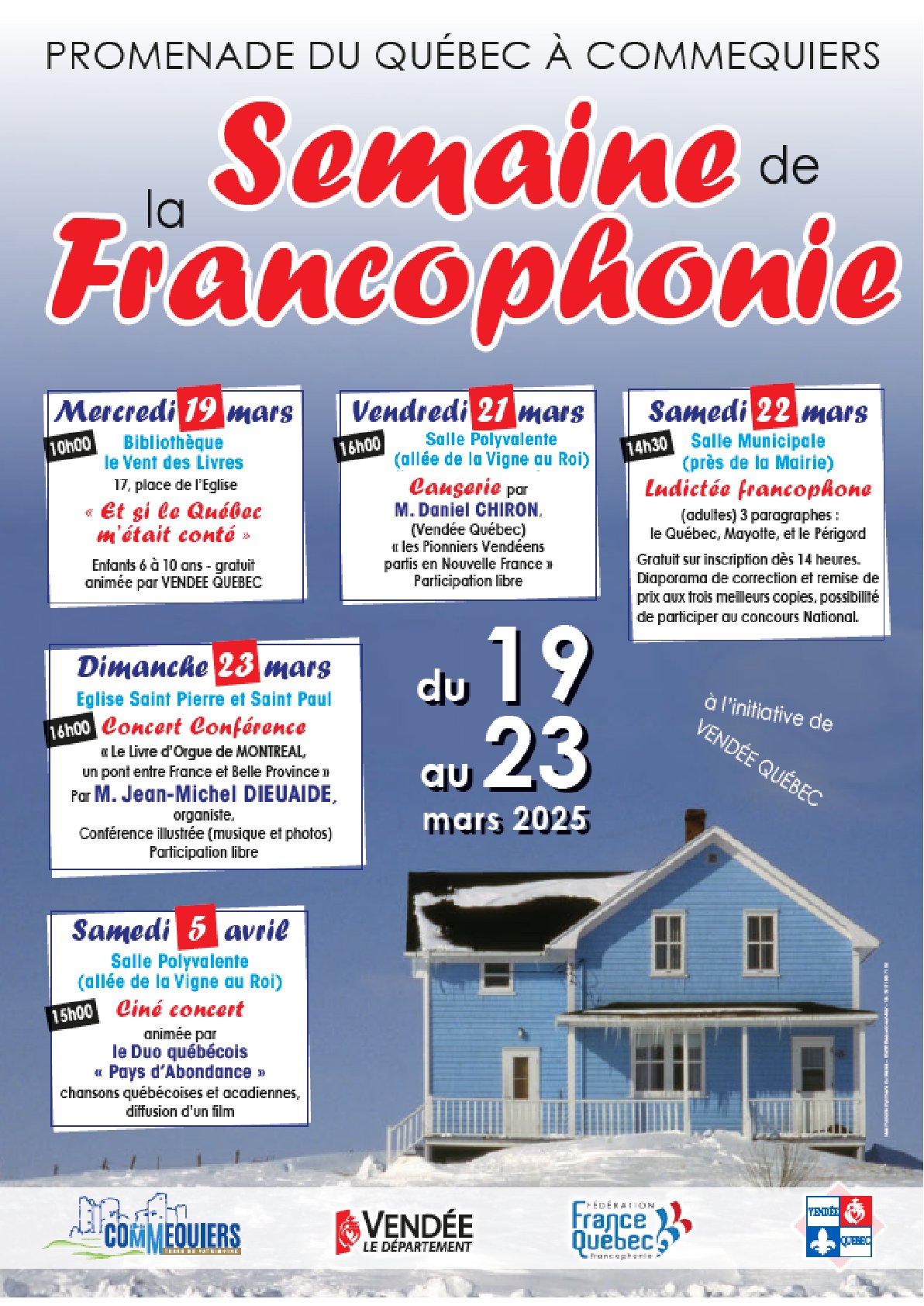 Affiche générale Semaine Francophonie