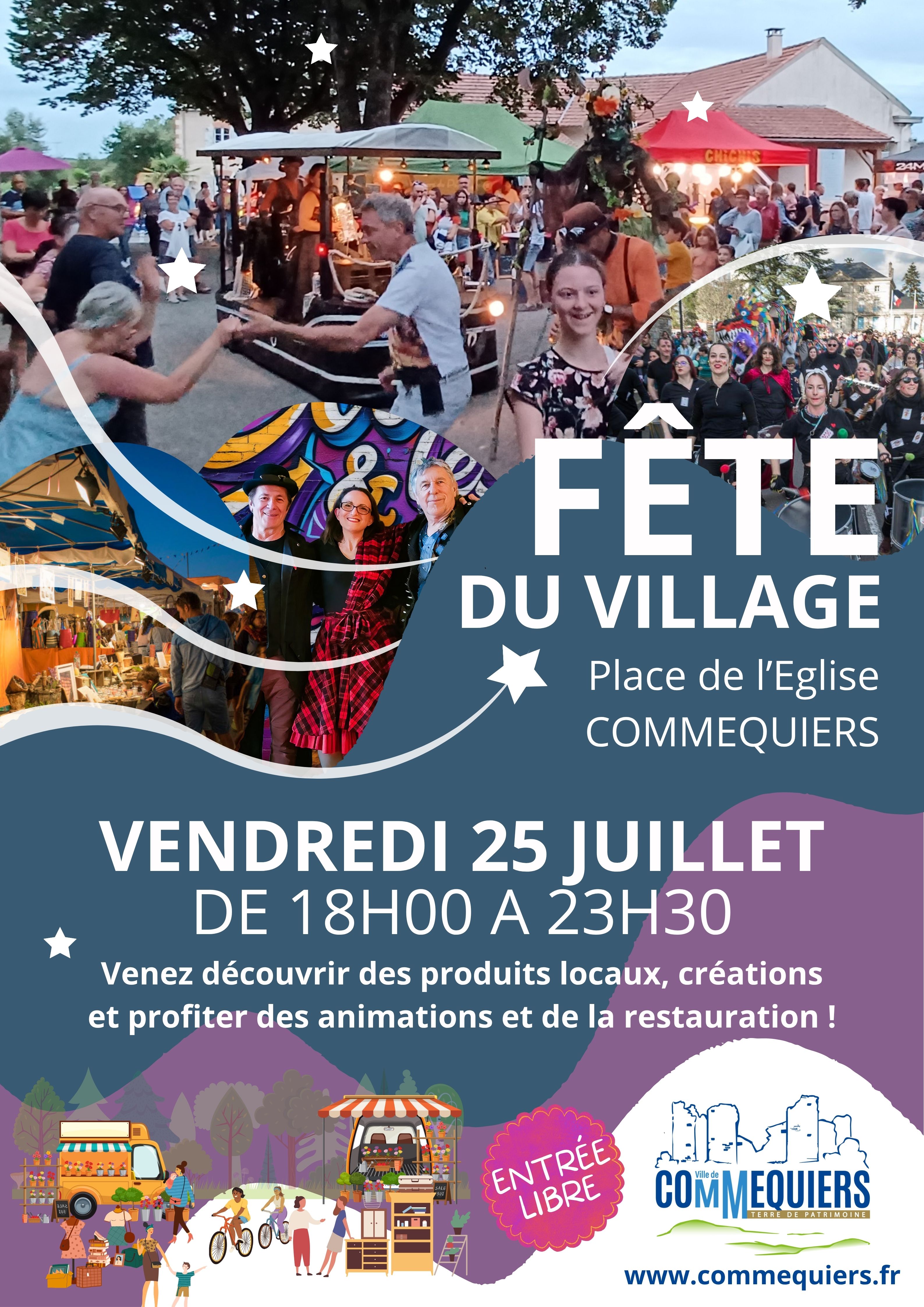Affiche Fête du Village