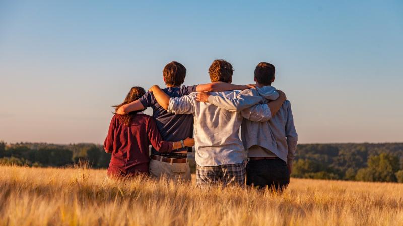 Groupe d'adolescents
