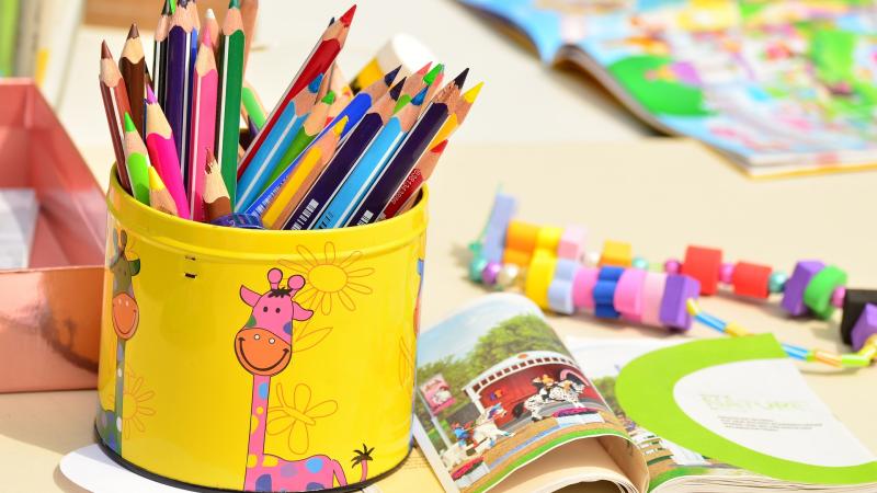Crayons perles coloriages