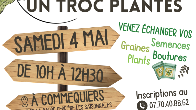 Affiche Troc Plantes