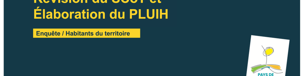 Concertation SCoT et PLUi-H